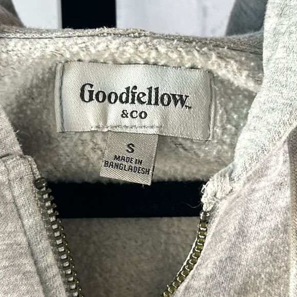 🩶 Goodfellow & Co Full-Zip Hoodie - Gray - Size Small - Picture 2 of 3